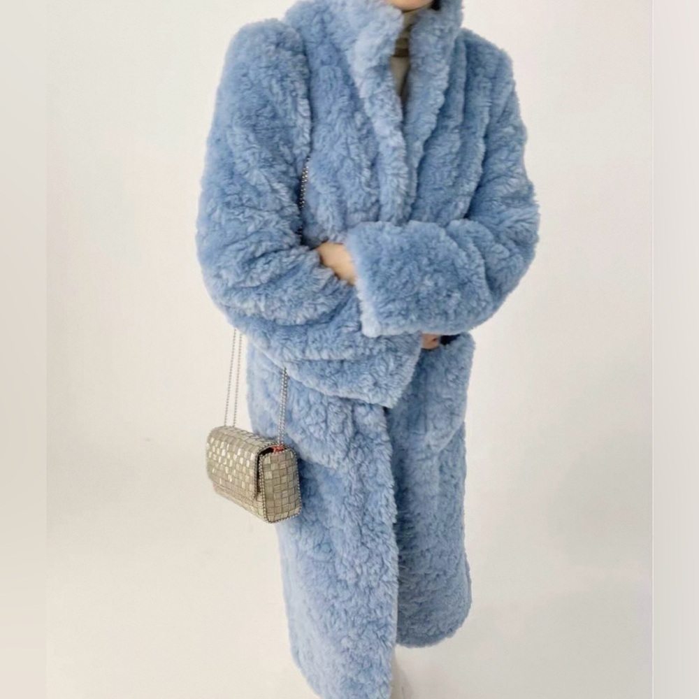 Shrimps Blue Theo Coat